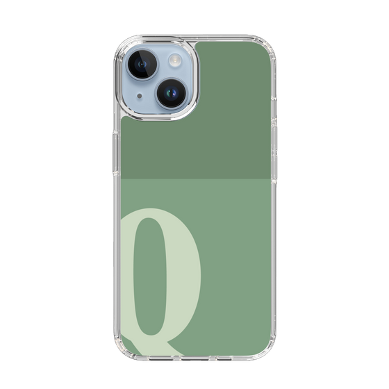 Slim Protection Case［ Original - initial two tone - Q green ］