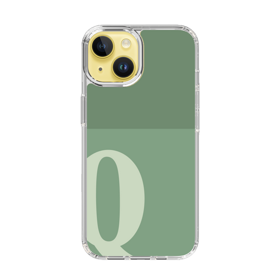 Slim Protection Case［ Original - initial two tone - Q green ］