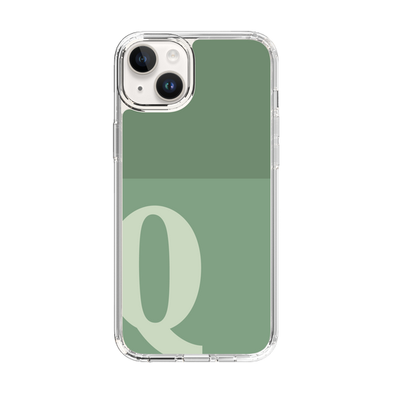 Slim Protection Case［ Original - initial two tone - Q green ］