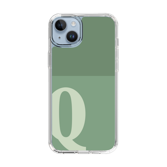 Slim Protection Case［ Original - initial two tone - Q green ］