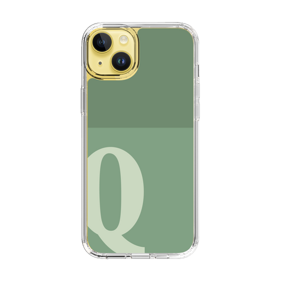 Slim Protection Case［ Original - initial two tone - Q green ］
