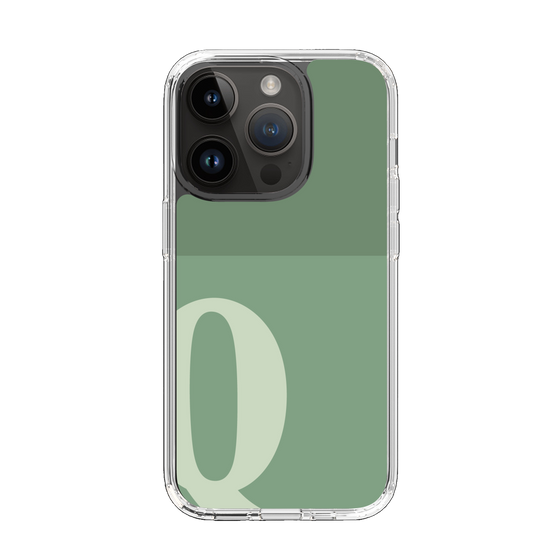 Slim Protection Case［ Original - initial two tone - Q green ］