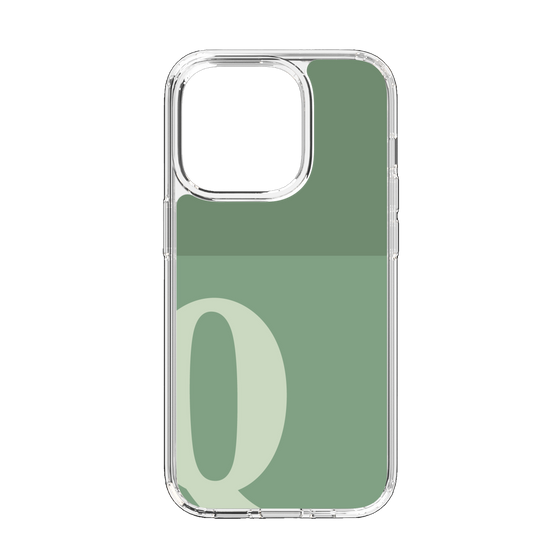 Slim Protection Case［ Original - initial two tone - Q green ］