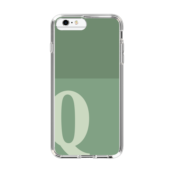 Slim Protection Case［ Original - initial two tone - Q green ］