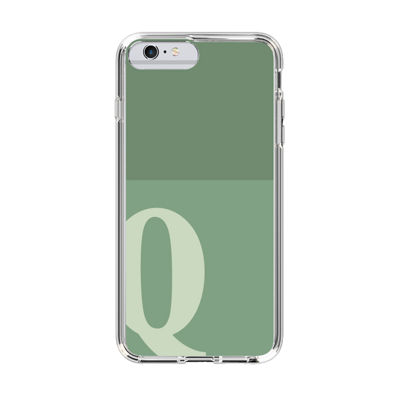 Slim Protection Case［ Original - initial two tone - Q green ］