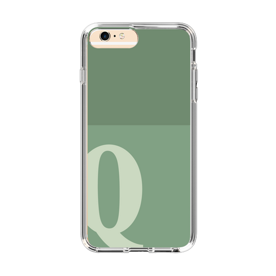 Slim Protection Case［ Original - initial two tone - Q green ］