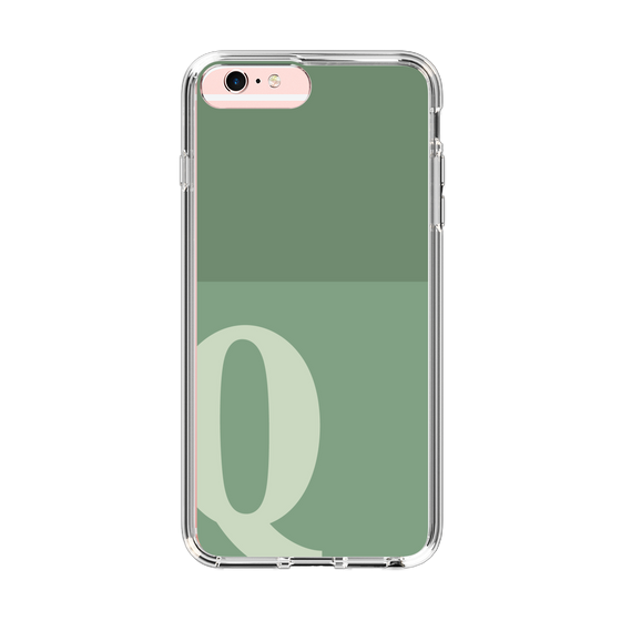 Slim Protection Case［ Original - initial two tone - Q green ］