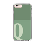 Slim Protection Case［ Original - initial two tone - Q green ］