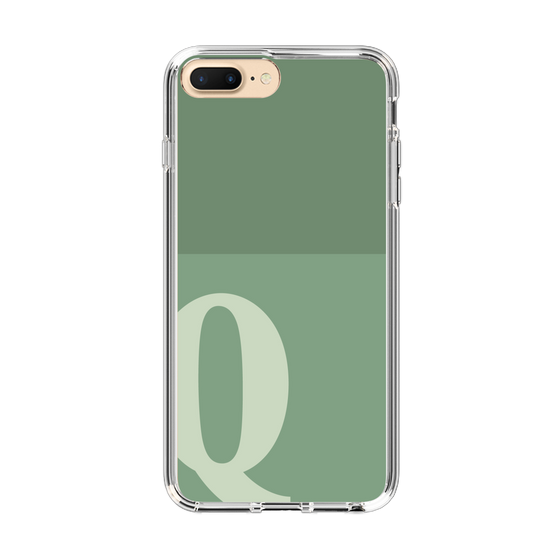 Slim Protection Case［ Original - initial two tone - Q green ］