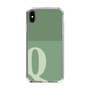 Slim Protection Case［ Original - initial two tone - Q green ］