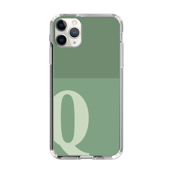 Slim Protection Case［ Original - initial two tone - Q green ］