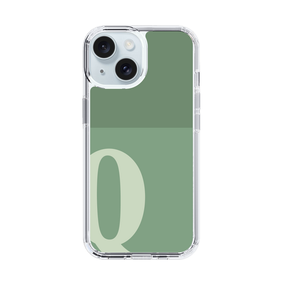 Slim Protection Case［ Original - initial two tone - Q green ］