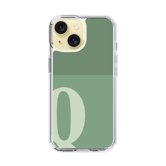 Slim Protection Case［ Original - initial two tone - Q green ］
