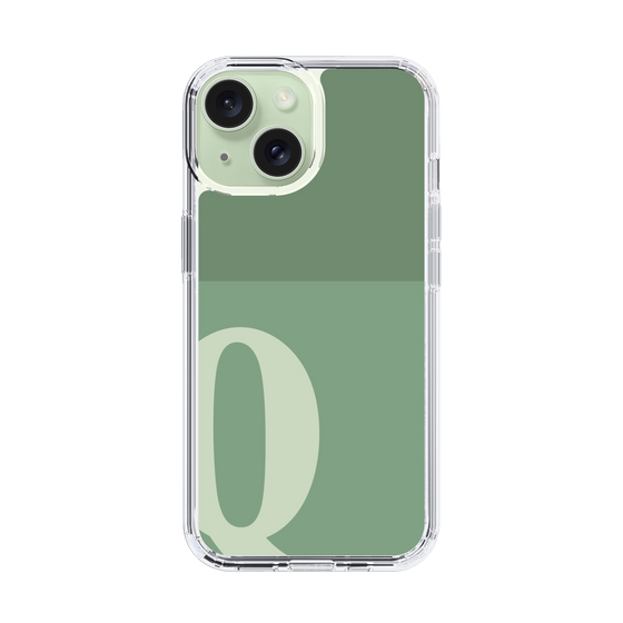 Slim Protection Case［ Original - initial two tone - Q green ］