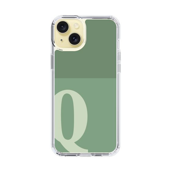 Slim Protection Case［ Original - initial two tone - Q green ］