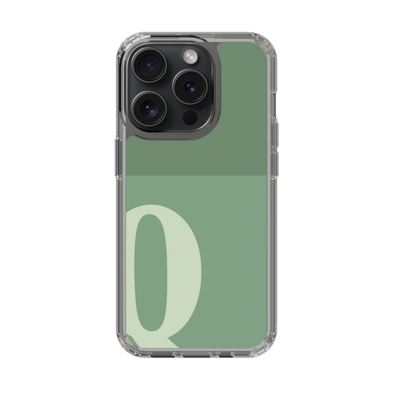 Slim Protection Case［ Original - initial two tone - Q green ］