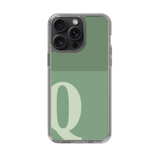 Slim Protection Case［ Original - initial two tone - Q green ］