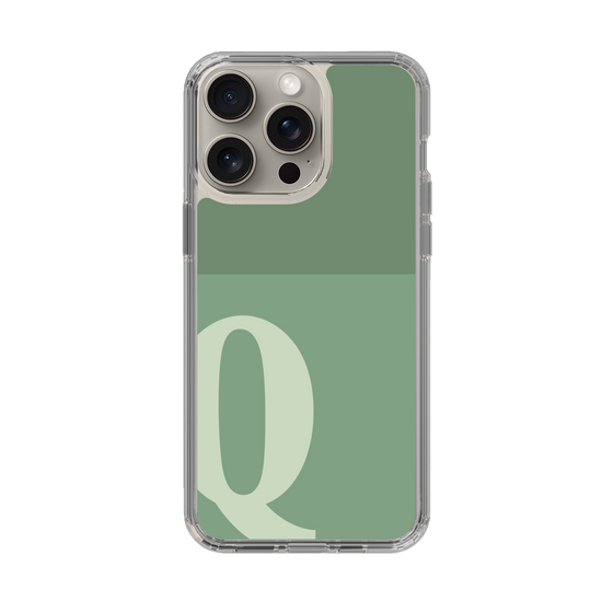 Slim Protection Case［ Original - initial two tone - Q green ］