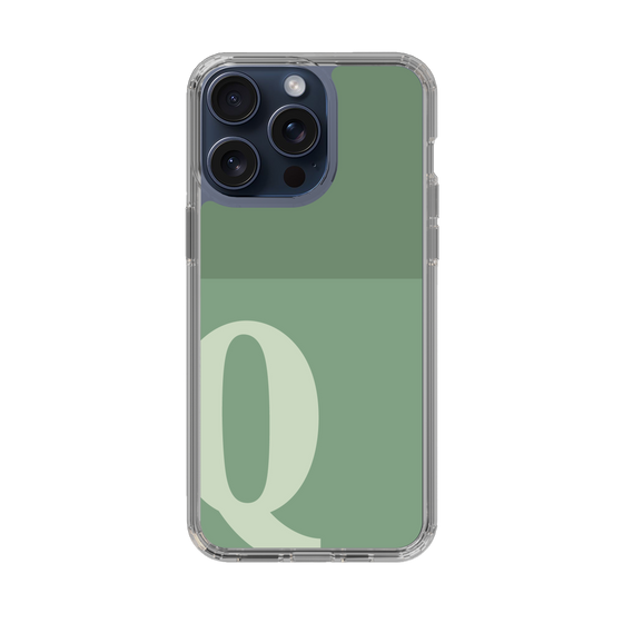 Slim Protection Case［ Original - initial two tone - Q green ］
