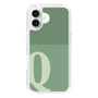 Slim Protection Case［ オリジナル - initial two tone - Q green ］