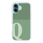 Slim Protection Case［ オリジナル - initial two tone - Q green ］