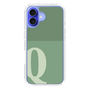 Slim Protection Case［ オリジナル - initial two tone - Q green ］