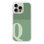 Slim Protection Case［ オリジナル - initial two tone - Q green ］