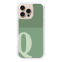 Slim Protection Case［ オリジナル - initial two tone - Q green ］