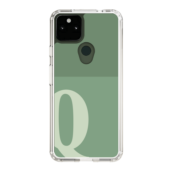 Slim Protection Case［ Original - initial two tone - Q green ］