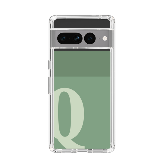 Slim Protection Case［ Original - initial two tone - Q green ］