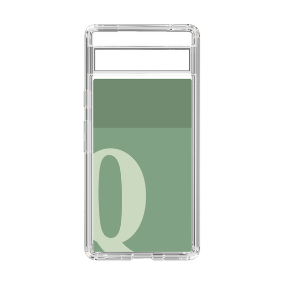 Slim Protection Case［ Original - initial two tone - Q green ］