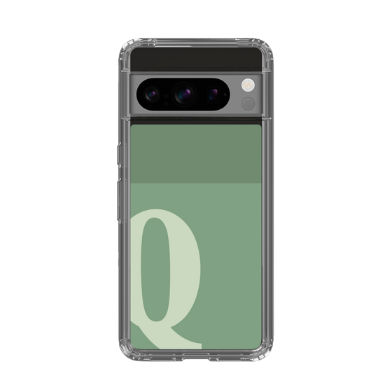 Slim Protection Case［ Original - initial two tone - Q green ］