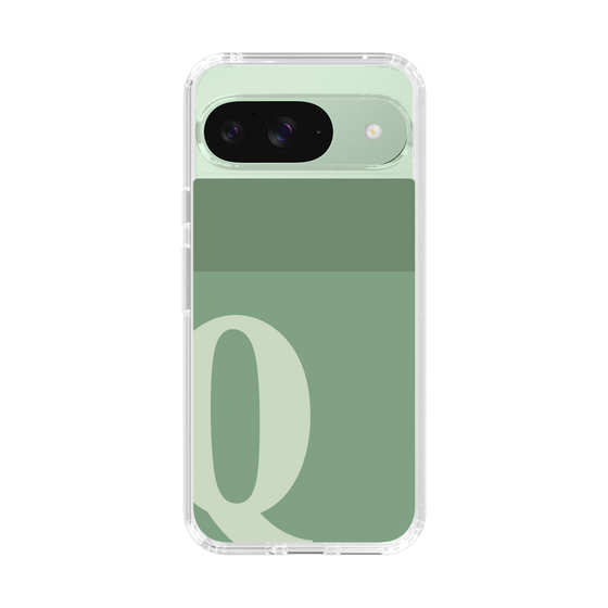 Slim Protection Case［ Original - initial two tone - Q green ］