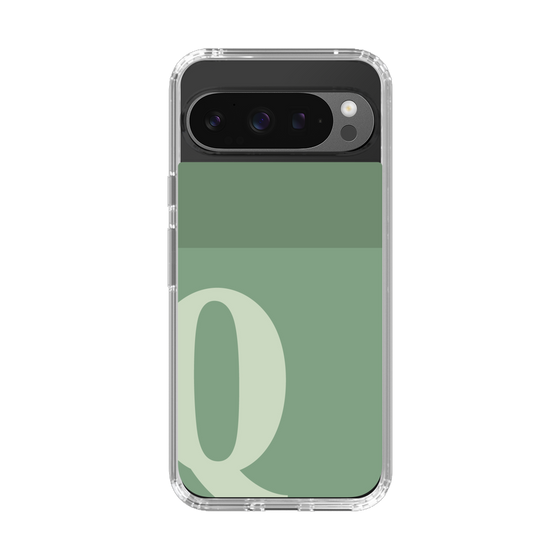 Slim Protection Case［ Original - initial two tone - Q green ］