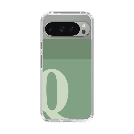 Slim Protection Case［ Original - initial two tone - Q green ］