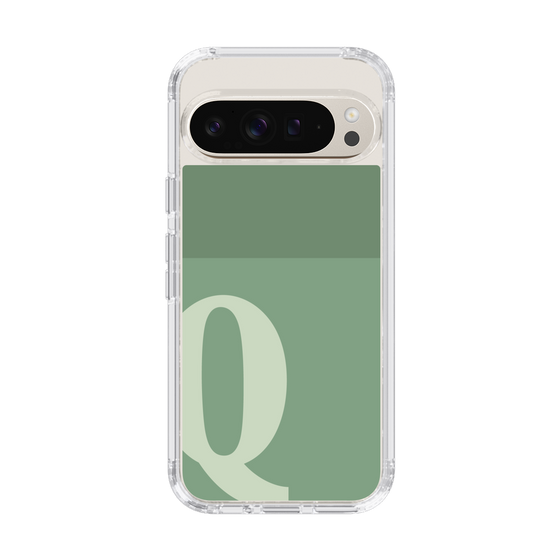 Slim Protection Case［ Original - initial two tone - Q green ］
