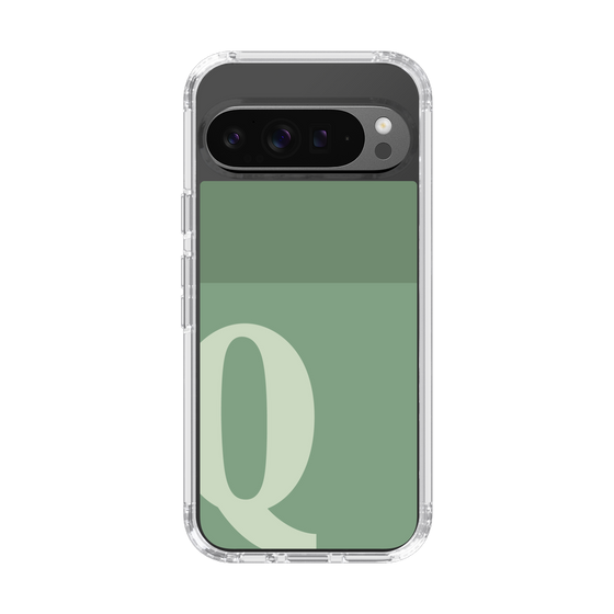 Slim Protection Case［ Original - initial two tone - Q green ］
