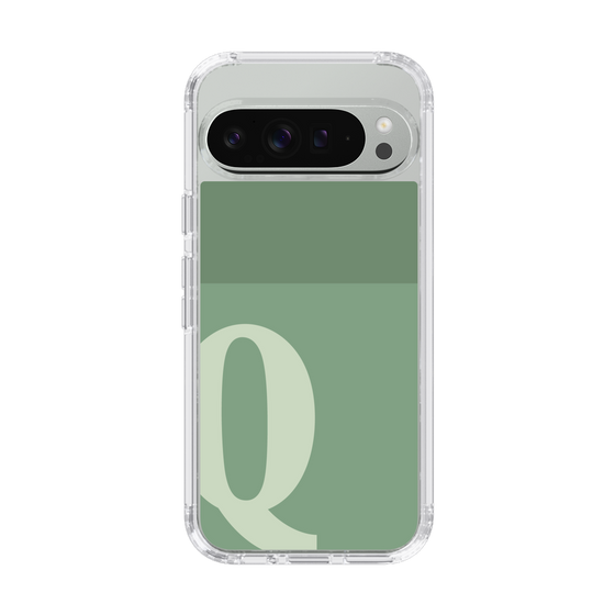 Slim Protection Case［ Original - initial two tone - Q green ］