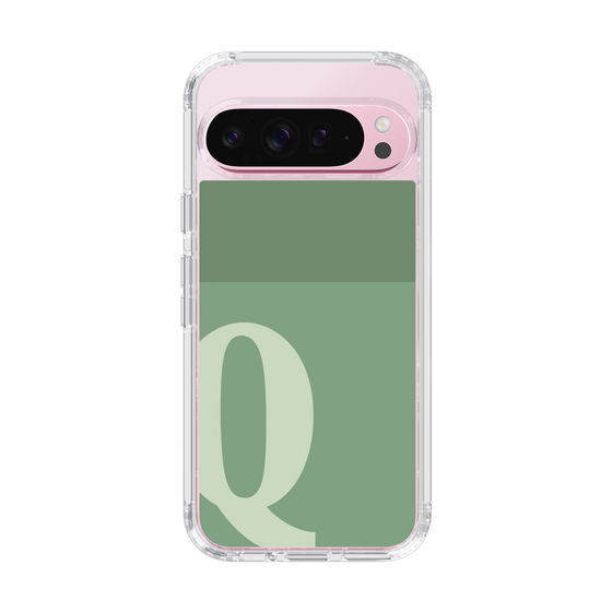 Slim Protection Case［ Original - initial two tone - Q green ］