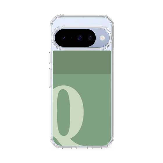 Slim Protection Case［ Original - initial two tone - Q green ］