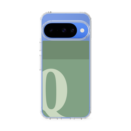 Slim Protection Case［ Original - initial two tone - Q green ］