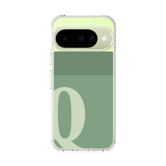 Slim Protection Case［ Original - initial two tone - Q green ］