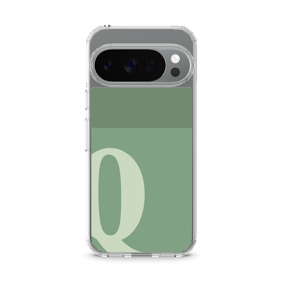 Slim Protection Case［ Original - initial two tone - Q green ］