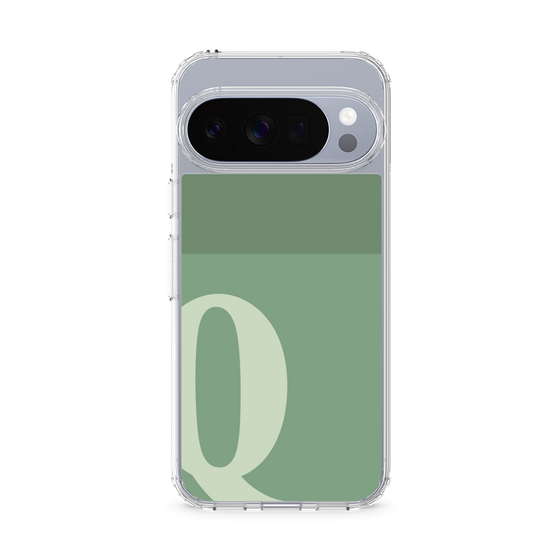 Slim Protection Case［ Original - initial two tone - Q green ］
