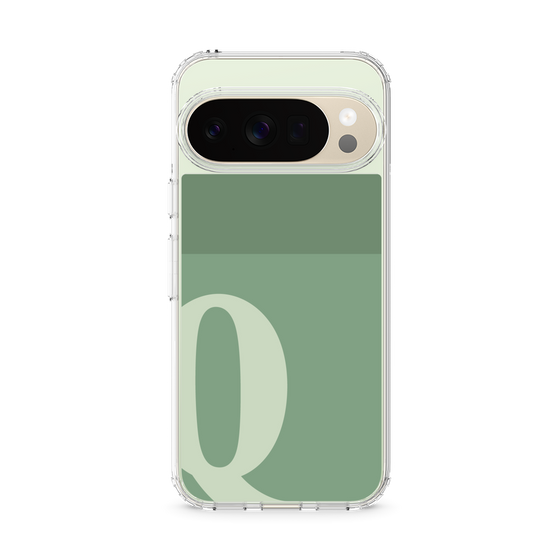Slim Protection Case［ Original - initial two tone - Q green ］