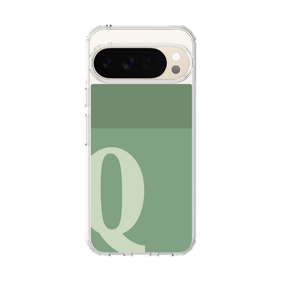 Slim Protection Case［ Original - initial two tone - Q green ］