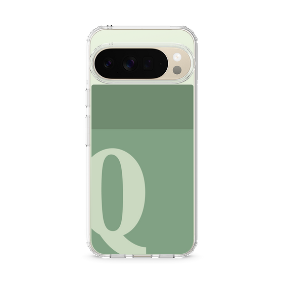 Slim Protection Case［ Original - initial two tone - Q green ］