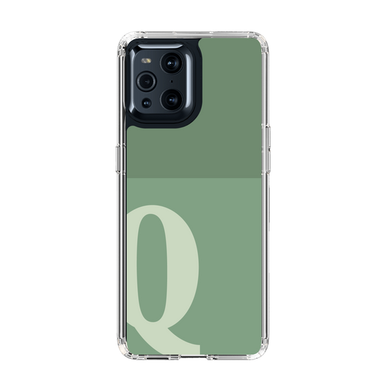 Slim Protection Case［ Original - initial two tone - Q green ］