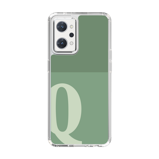 Slim Protection Case［ Original - initial two tone - Q green ］