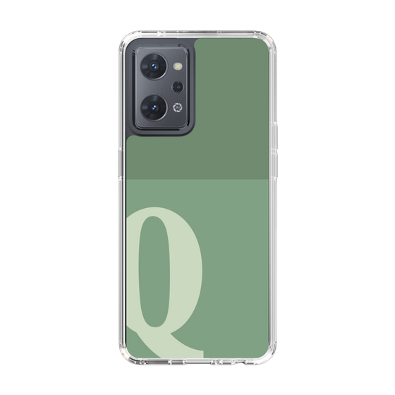 Slim Protection Case［ Original - initial two tone - Q green ］